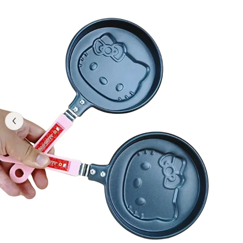 Cartoon Kitty Fried Steak Pan