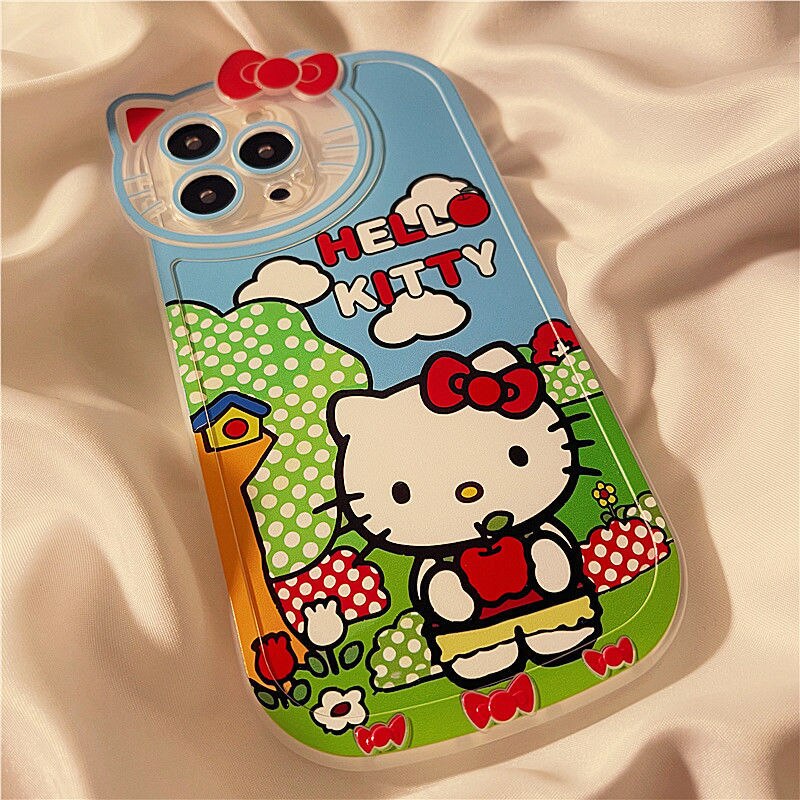 Picnic Kitty iPhone Case