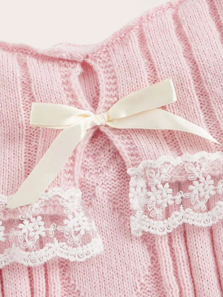 Knit Pink Princess Sweater