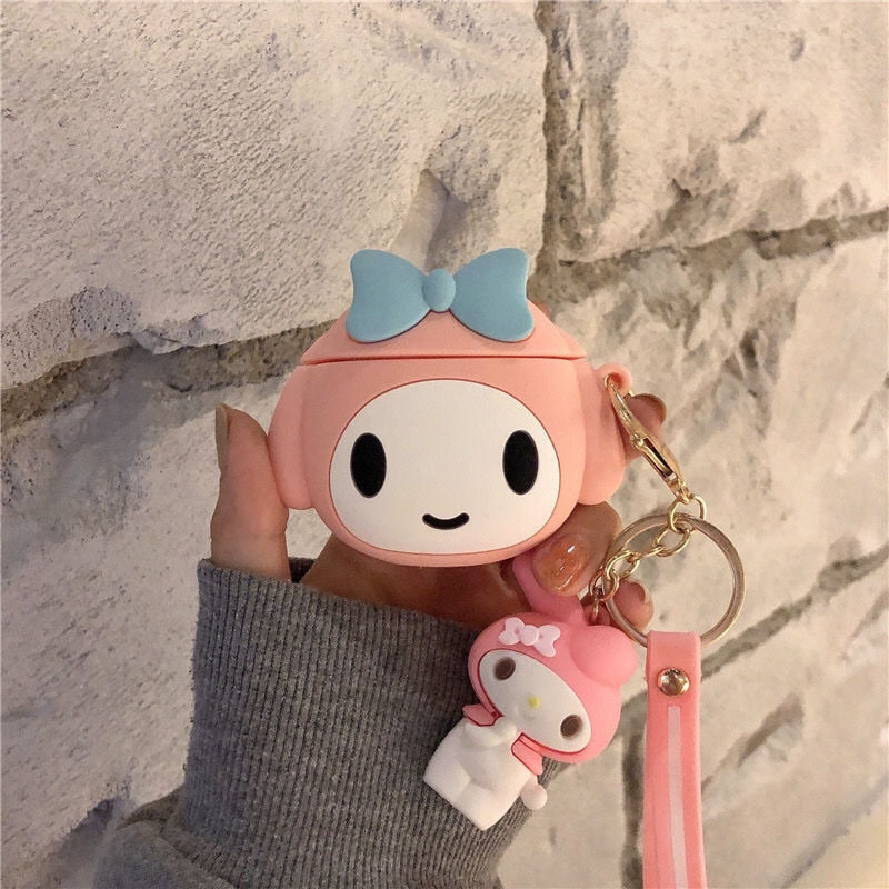 Kawaii Melo and Kuro Airpods Case