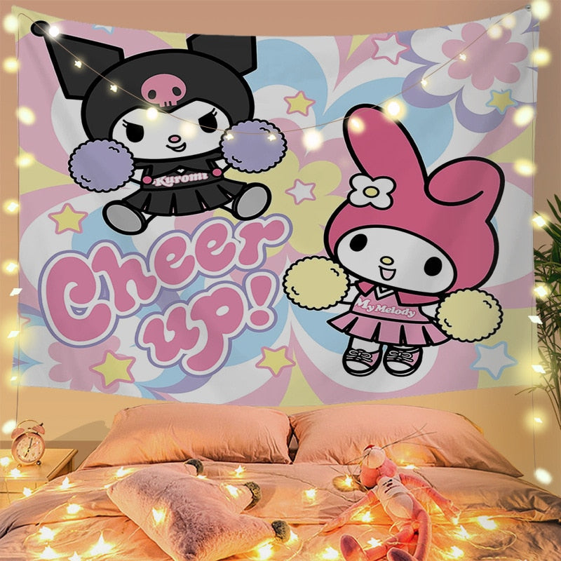 Charming Kuro Tapestry