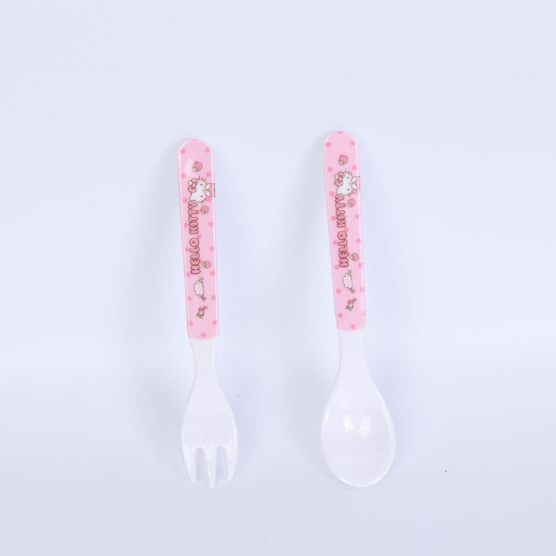Charming Pink Kitty Tableware Set