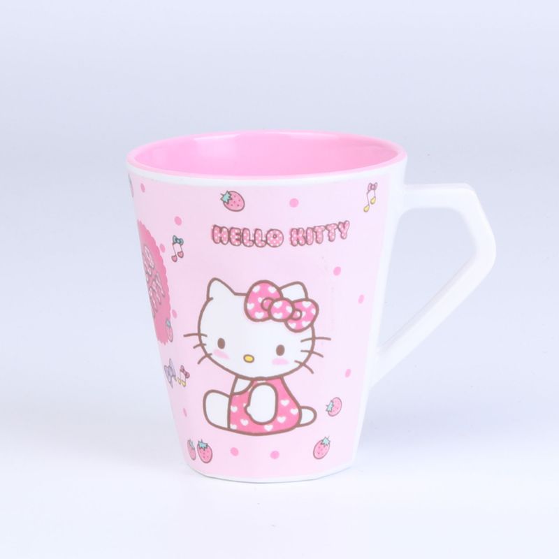 Charming Pink Kitty Tableware Set