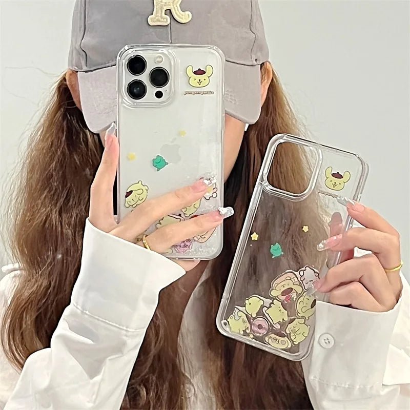Pom Glitzernder Treibsand iPhone Hülle SK562