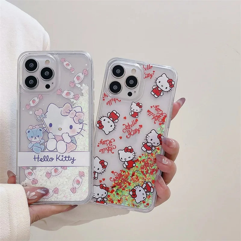 Kitty Glitter iPhone Case
