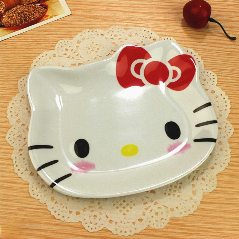 Colorful Kitty Plate