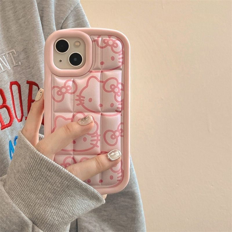 Kirby and Kitty iPhone Case