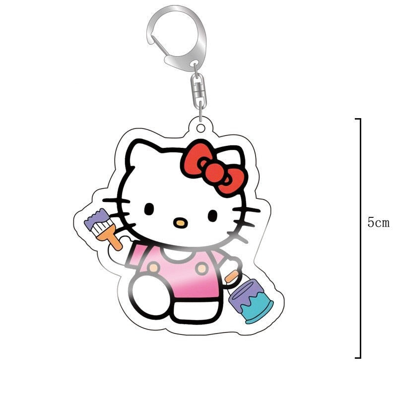 Kawaii Acrylic Mini Keychain