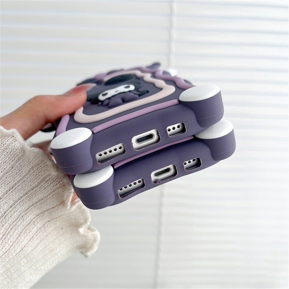 Cute Purple Kuro iPhone Case