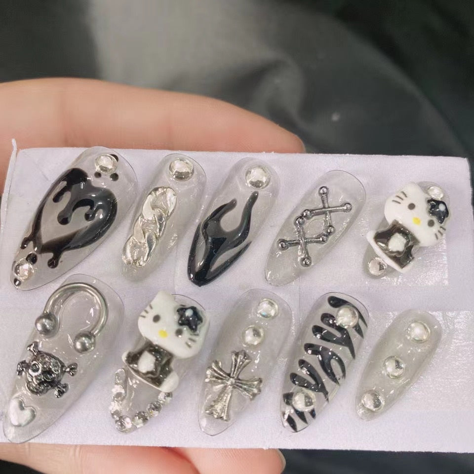 Cartoon Figure Press On Nails