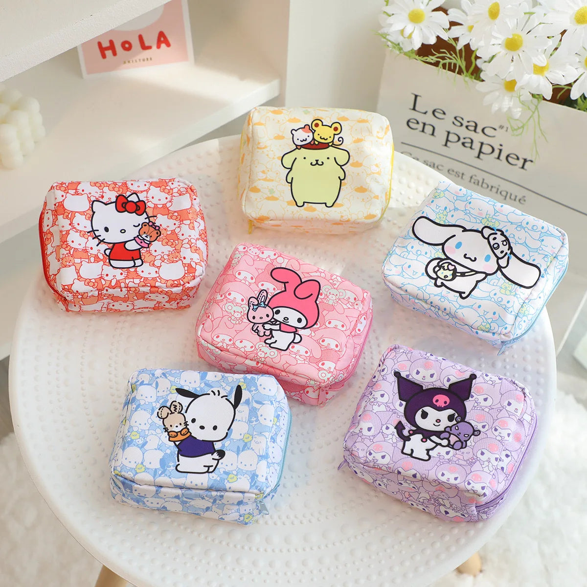 Kawaii Cartoon Menstrual Bag