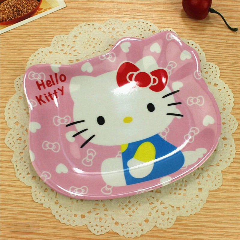 Colorful Kitty Plate