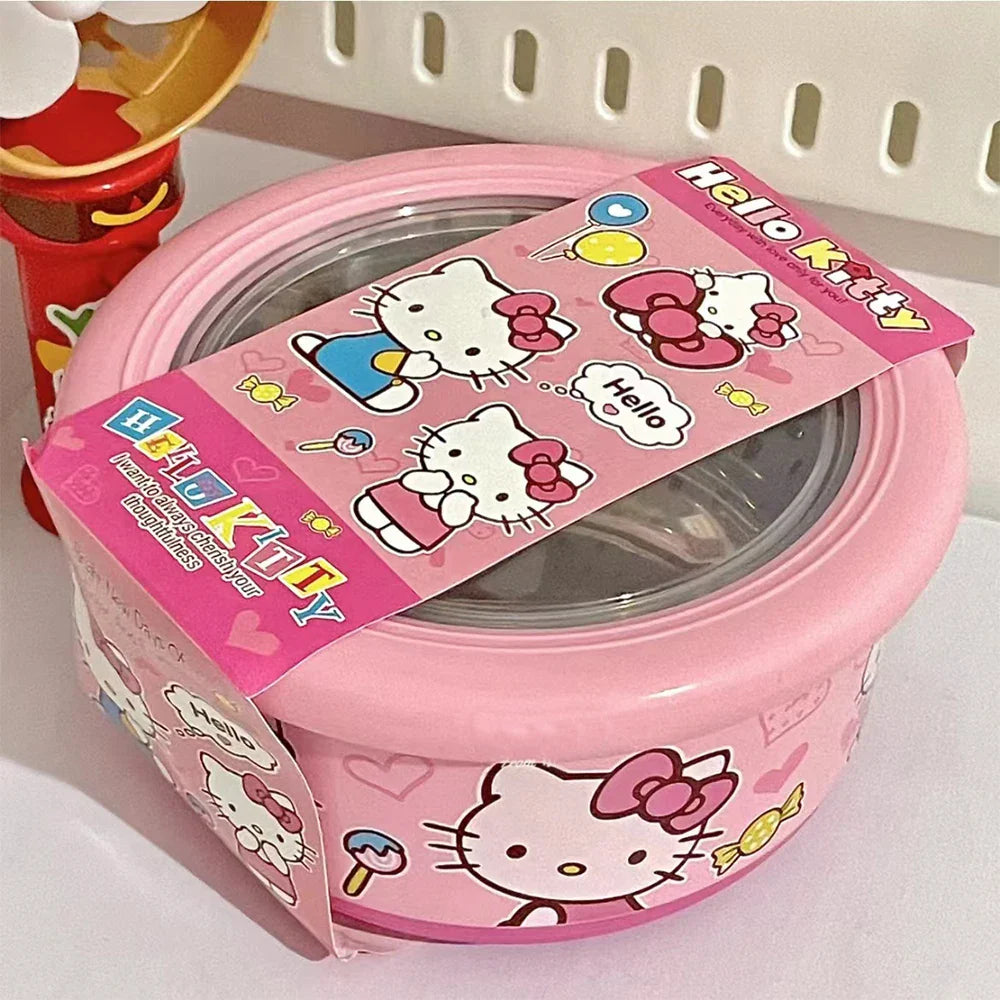Kitty Stainless Steel Ramen Bowl