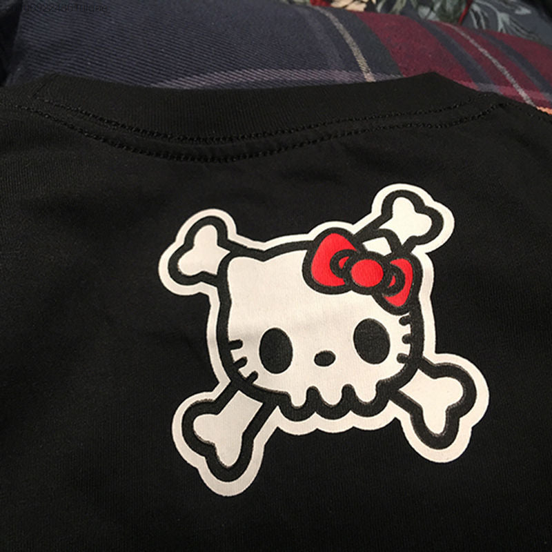 Black Kitty Halloween T-Shirt