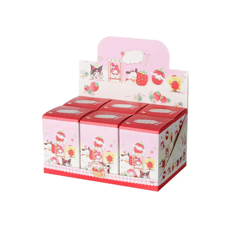Cartoon Strawberry Estate Series Figure