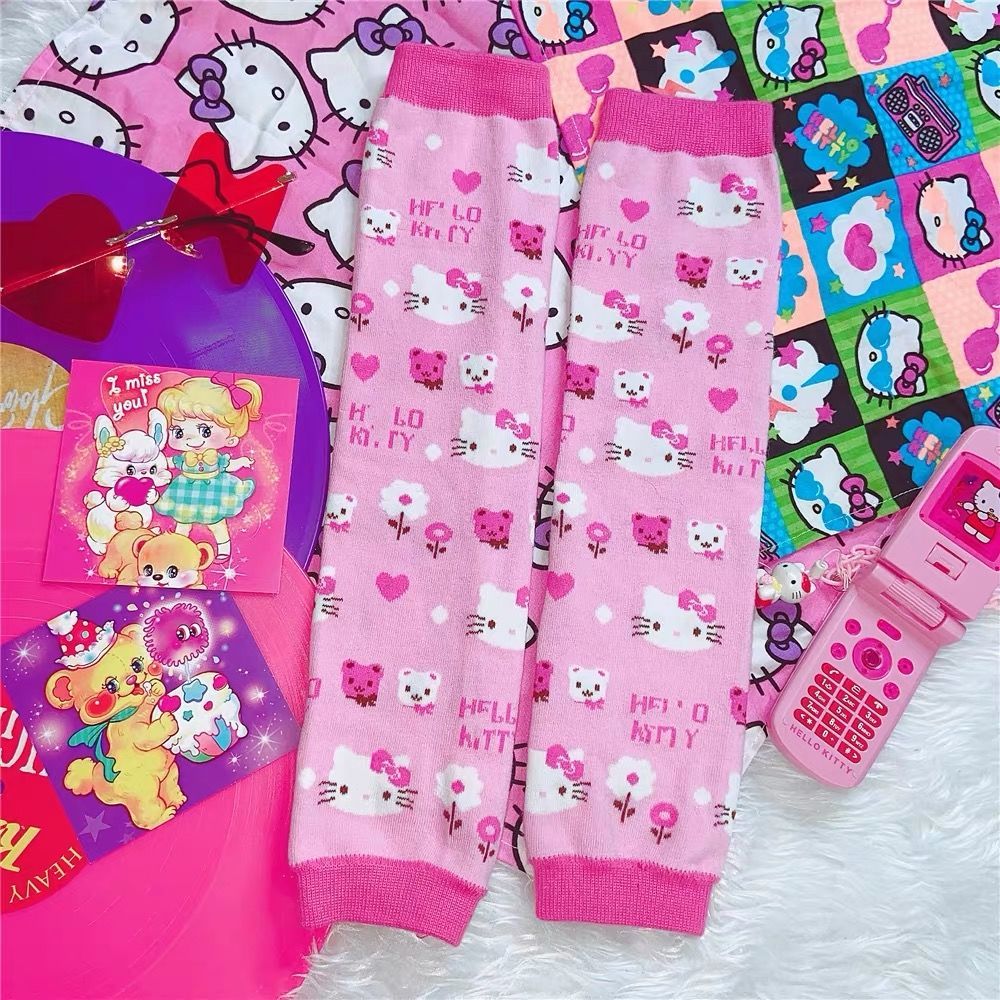 Kawaii Kitty Pink Sleeves