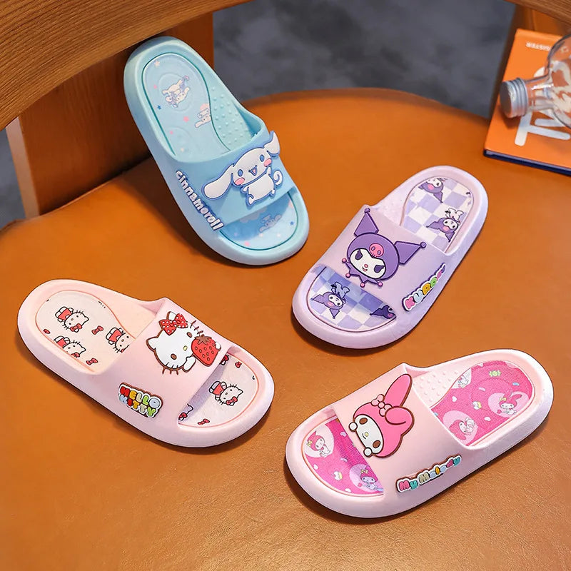 Kawaii Cartoon Kitty Slippers