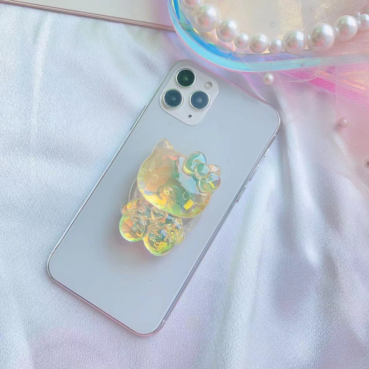 Kitty Holographic Phone Grip