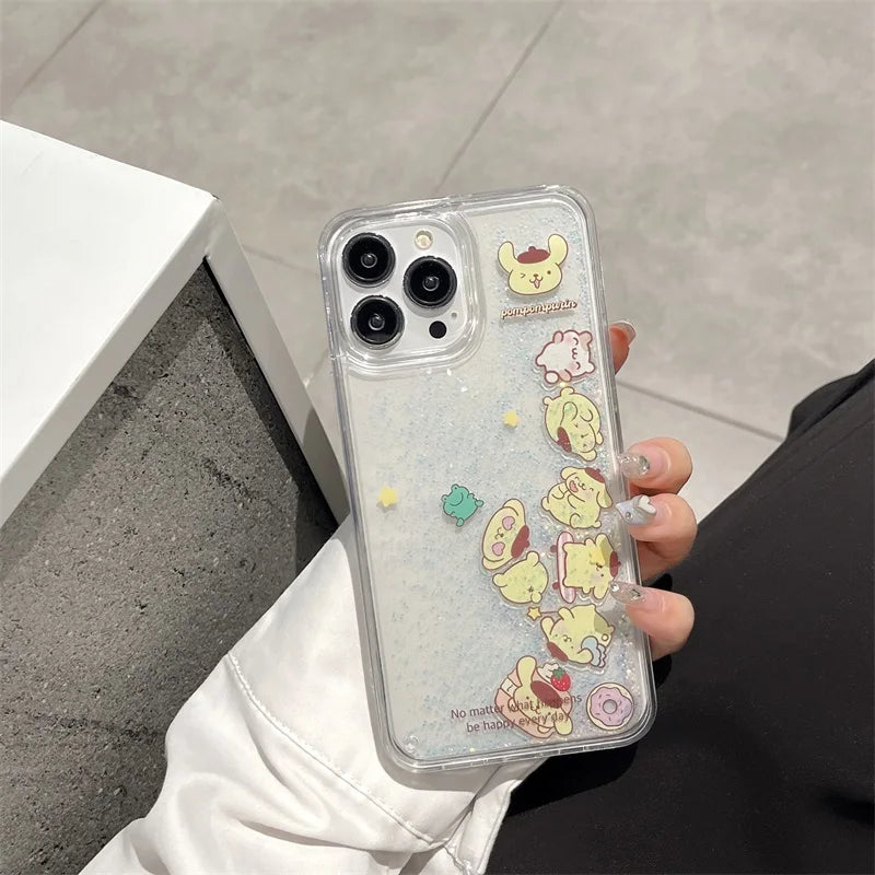Pom Glitzernder Treibsand iPhone Hülle SK562