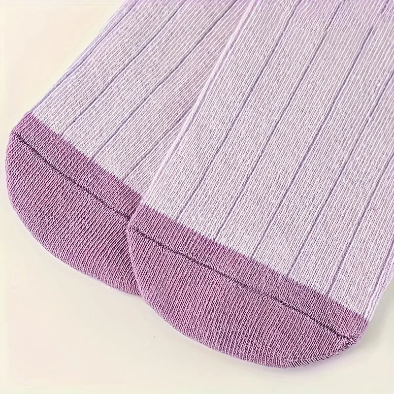 4pcs Kruo Purple Socks