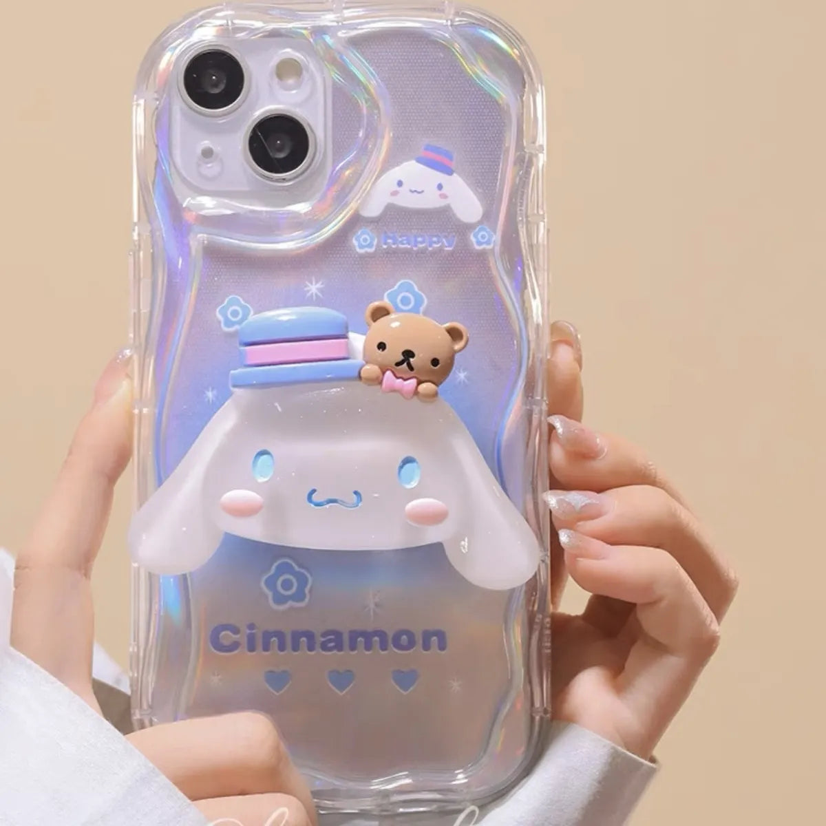 Holographic Anime iPhone Case