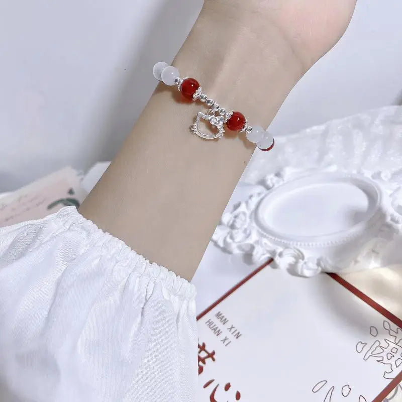 Bracelet Chaton Rouge