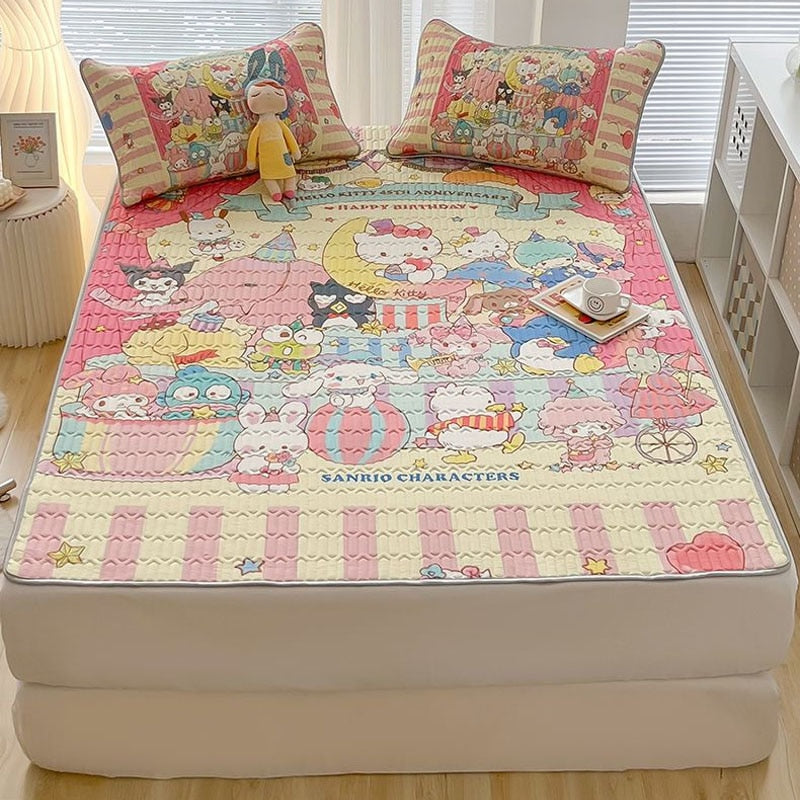 Colorful Thin Quilt Set