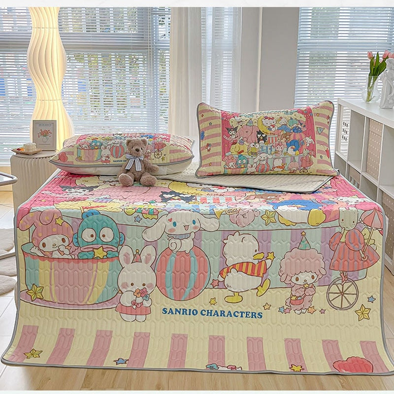 Colorful Thin Quilt Set