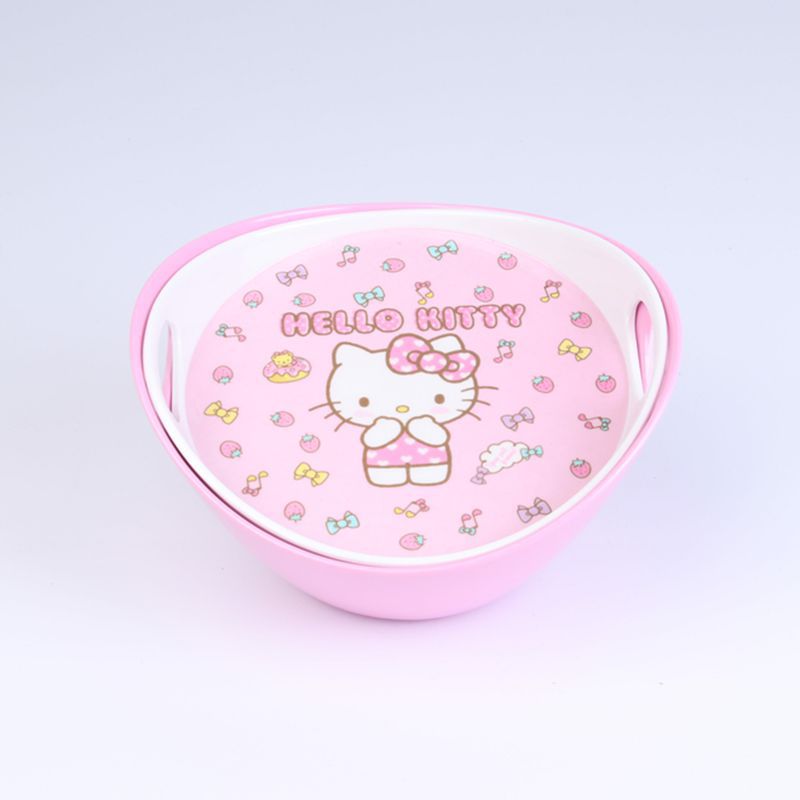 Charming Pink Kitty Tableware Set