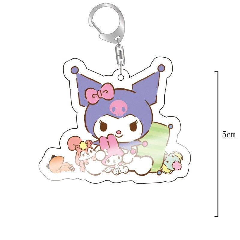 Kawaii Acrylic Mini Keychain
