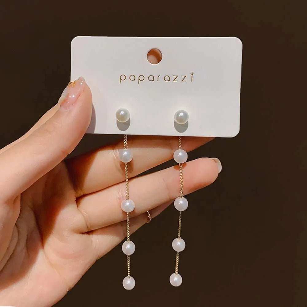 Earrings Ribbons Pearls