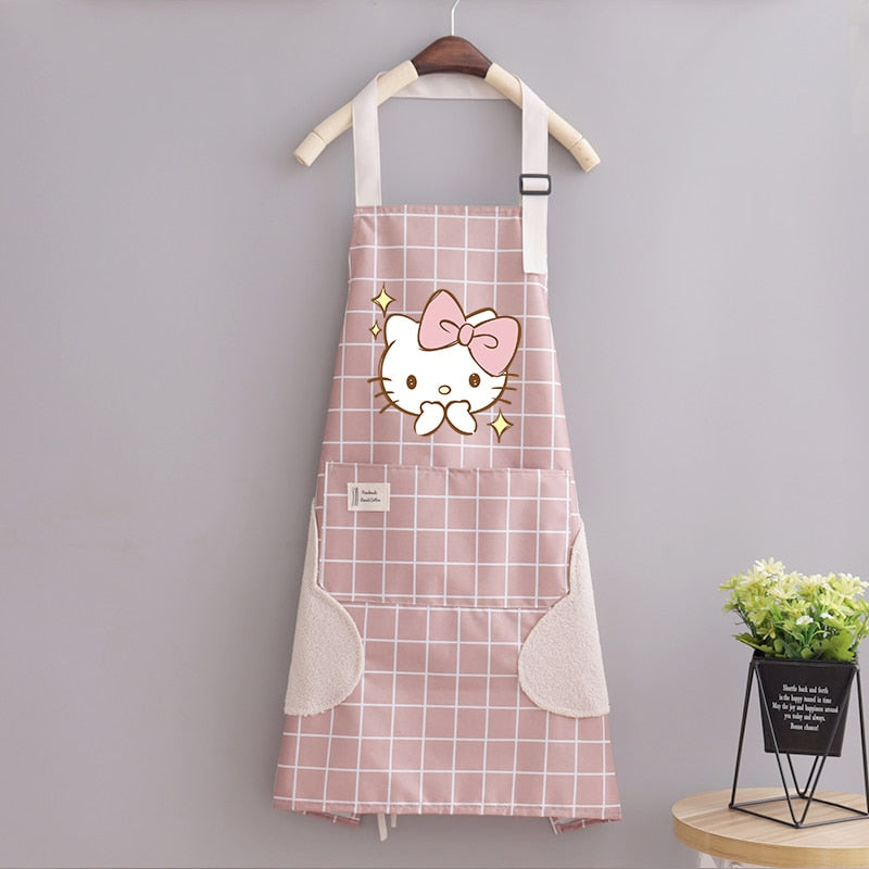 Pink Kitty Apron