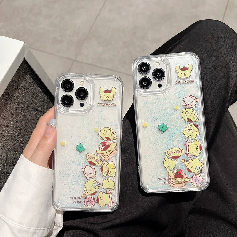 Pom Glitzernder Treibsand iPhone Hülle SK562