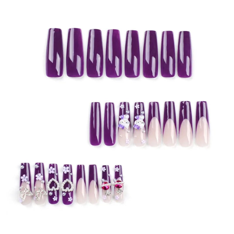 Kitty 3D Press On Nails SK448