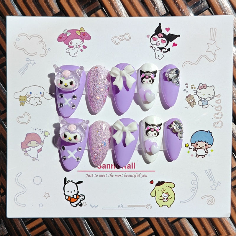 Cartoon Figure Press On Nails