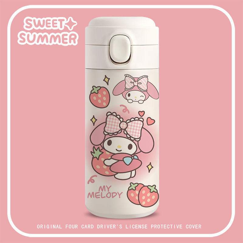 Cartoon White Water Bottle