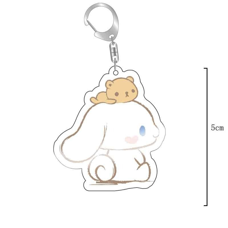 Kawaii Acrylic Mini Keychain