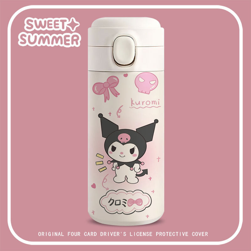 Cartoon White Water Bottle