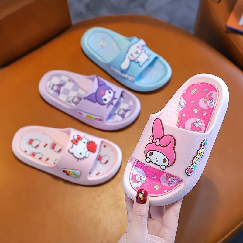 Kawaii Cartoon Kitty Slippers