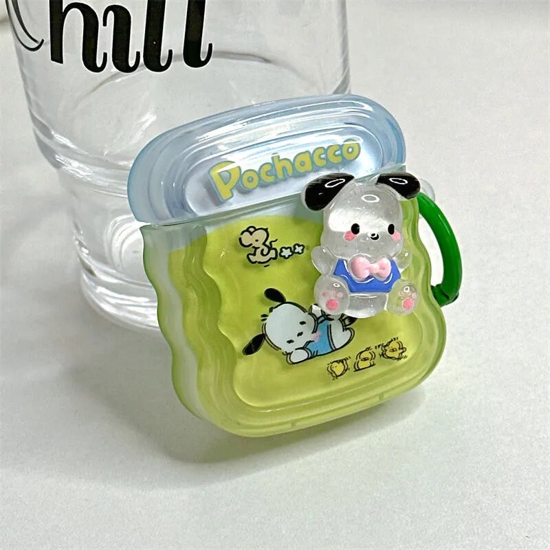 Pocha Green Airpods Case