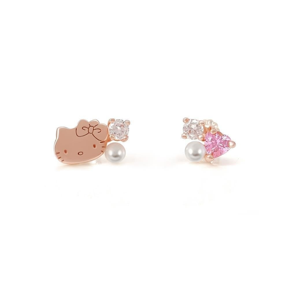 Rose Kitty Jewelry Set