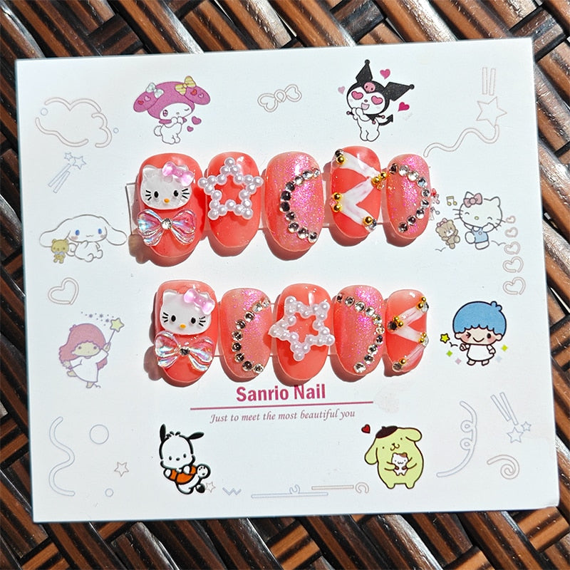 Cartoon Figure Press On Nails