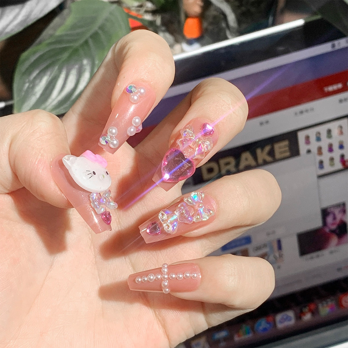 Cute Design Press On Nails
