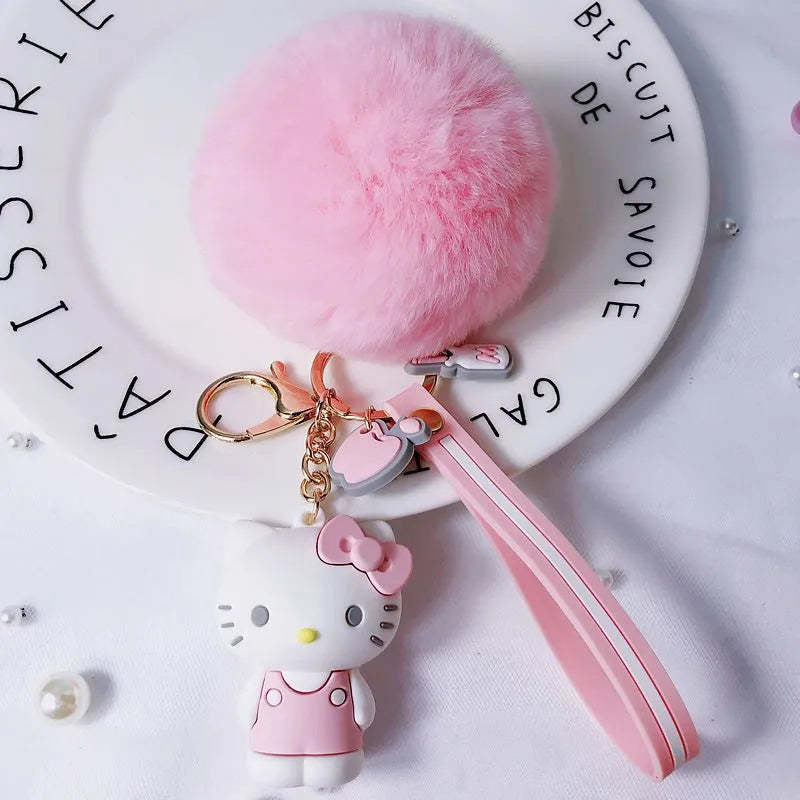 Cartoon Kitty Doll Keychain Pendant