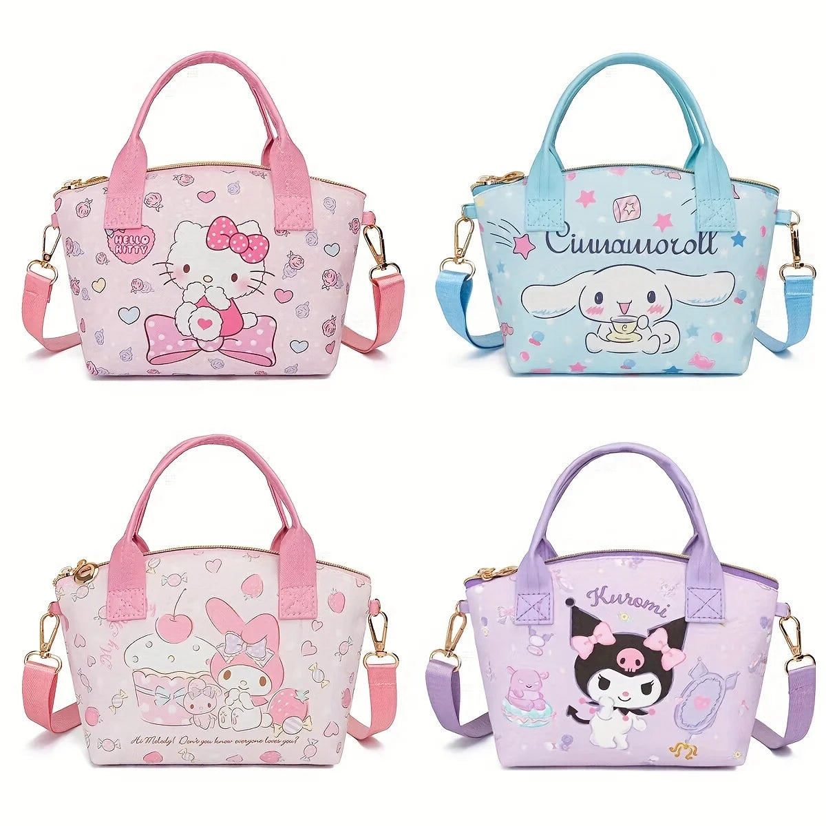 Lovely Printing Cartoon Tote Handbag