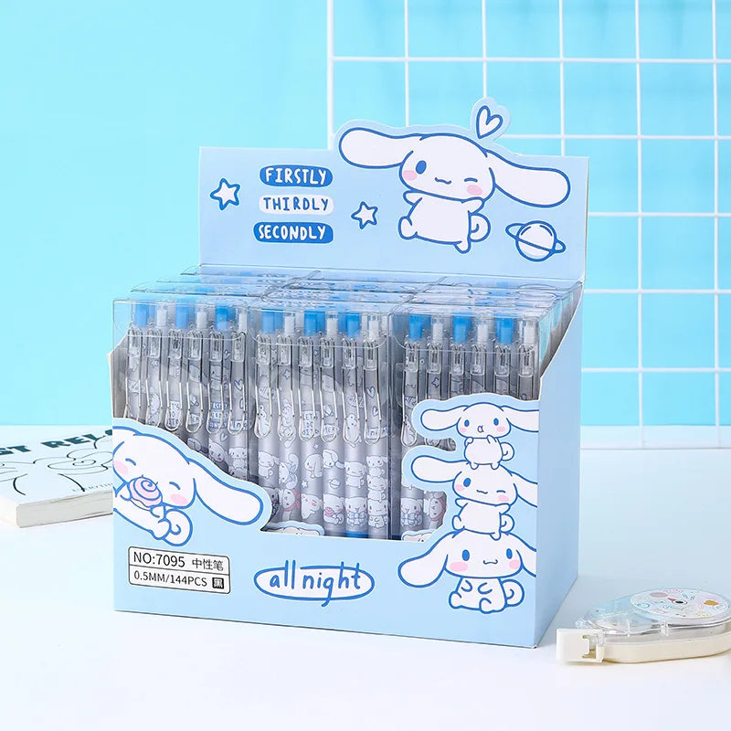 Cartoon Black Ink Gel Pens KI407
