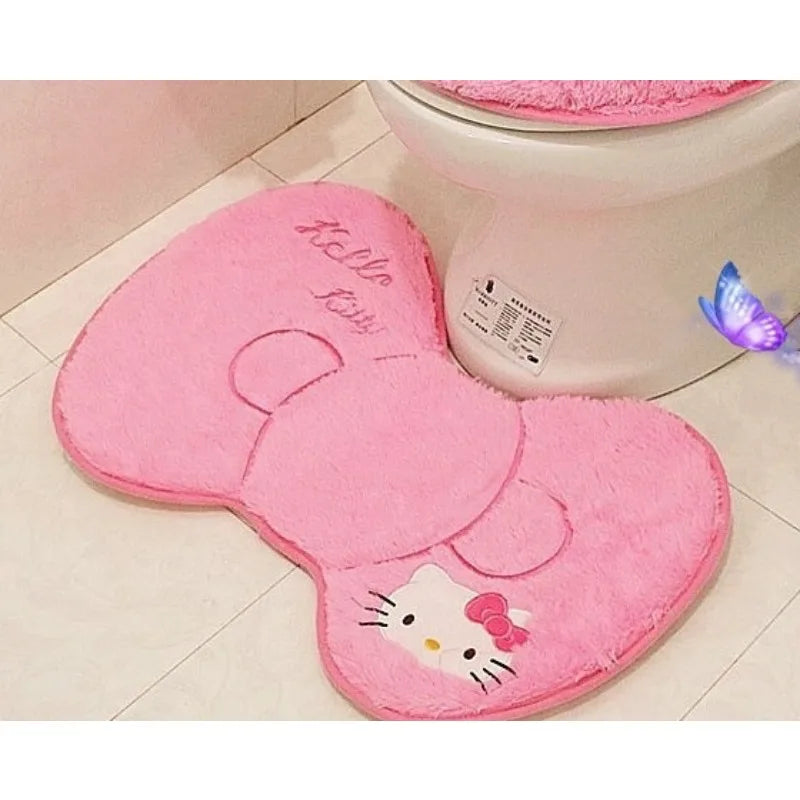 Pink Kitty Toilet Set KI469