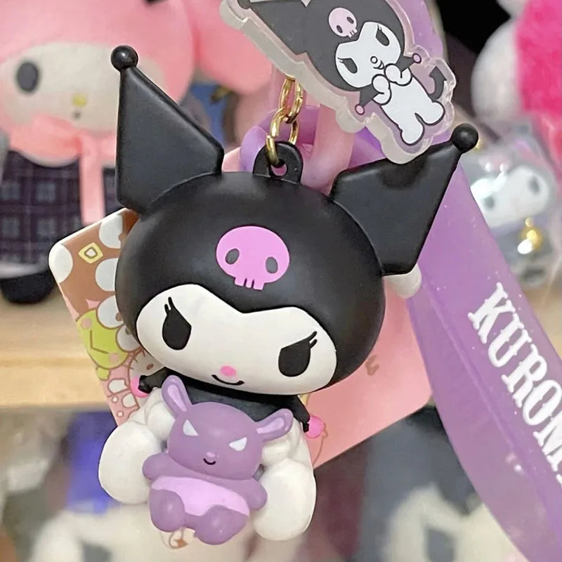 Pocha and Kuro Key Pendant KI403
