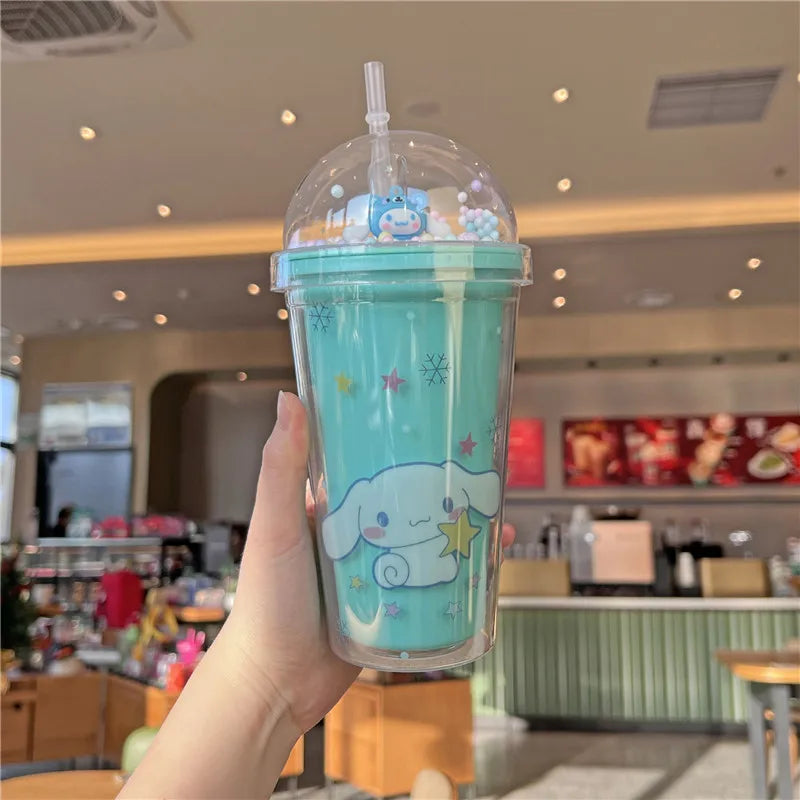 Cartoon Double-layer Plastic Bottle KI494