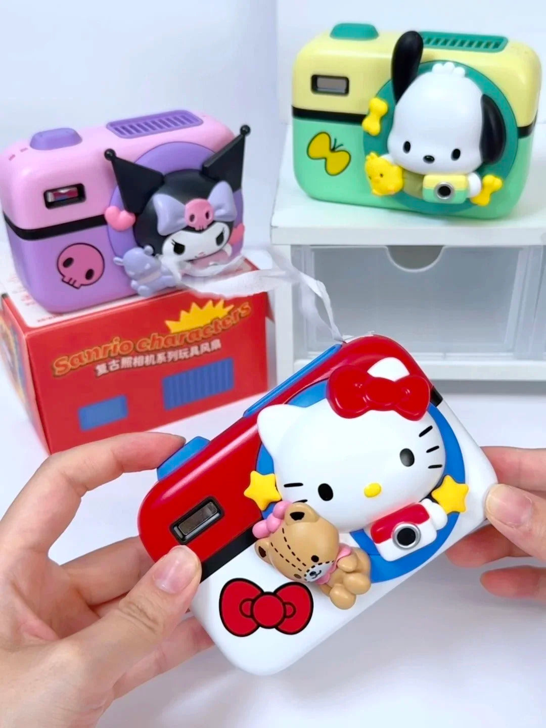 Retro Camera Series Toy Fan Blind box